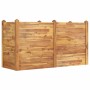 Jardinera arriate madera maciza acacia 160x60x84 cm en Macetas y jardineras | Comprar online en Foru.es