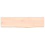 Estante de pared madera maciza de roble sin tratar 40x10x2 cm en Estanterías | Comprar online en Foru.es