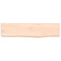 Estante de pared madera maciza de roble sin tratar 40x10x4 cm en Estanterías | Comprar online en Foru.es