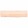 Estante de pared madera maciza de roble sin tratar 40x10x6 cm en Estanterías | Comprar online en Foru.es