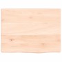 Estante de pared madera maciza de roble sin tratar 40x30x2 cm en Estanterías | Comprar online en Foru.es
