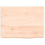 Estante de pared madera maciza roble sin tratar 40x30x(2-6) cm en Estanterías | Comprar online en Foru.es