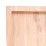 Estante de pared madera maciza roble sin tratar 40x30x(2-6) cm en Estanterías | Comprar online en Foru.es