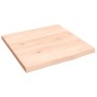 Estante de pared madera maciza de roble sin tratar 40x40x2 cm en Estanterías | Comprar online en Foru.es