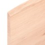 Estante de pared madera maciza de roble sin tratar 40x40x2 cm en Estanterías | Comprar online en Foru.es