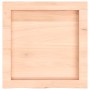 Estante de pared madera maciza roble sin tratar 40x40x(2-4) cm en Estanterías | Comprar online en Foru.es