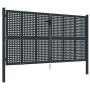 Puerta de jardín acero gris antracita 300x175 cm de vidaXL, Puertas de jardín - Ref: Foro24-154567, Precio: 584,99 €, Descuen...