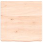 Estante de pared madera maciza roble sin tratar 40x40x(2-6) cm en Estanterías | Comprar online en Foru.es
