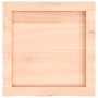 Estante de pared madera maciza roble sin tratar 40x40x(2-6) cm en Estanterías | Comprar online en Foru.es