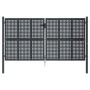 Puerta de jardín acero gris antracita 300x175 cm de vidaXL, Puertas de jardín - Ref: Foro24-154567, Precio: 584,99 €, Descuen...