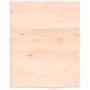 Estante de pared madera maciza de roble sin tratar 40x50x2 cm en Estanterías | Comprar online en Foru.es