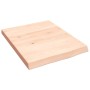 Estante de pared madera maciza roble sin tratar 40x50x(2-4) cm en Estanterías | Comprar online en Foru.es