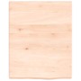 Estante de pared madera maciza roble sin tratar 40x50x(2-4) cm en Estanterías | Comprar online en Foru.es