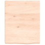 Estante de pared madera maciza roble sin tratar 40x50x(2-6) cm en Estanterías | Comprar online en Foru.es