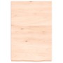 Estante de pared madera maciza roble sin tratar 40x60x(2-6) cm en Estanterías | Comprar online en Foru.es