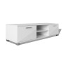 Mueble para TV blanco brillante 120x40,5x35 cm de vidaXL, Muebles TV - Ref: Foro24-243041, Precio: 103,42 €, Descuento: %