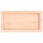 Estante de pared madera maciza roble sin tratar 60x30x(2-4) cm en Estanterías | Comprar online en Foru.es