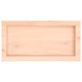 Estante de pared madera maciza roble sin tratar 60x30x(2-6) cm en Estanterías | Comprar online en Foru.es