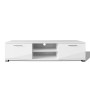Mueble para TV blanco brillante 120x40,5x35 cm de vidaXL, Muebles TV - Ref: Foro24-243041, Precio: 103,42 €, Descuento: %