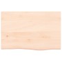Estante de pared madera maciza de roble sin tratar 60x40x2 cm en Estanterías | Comprar online en Foru.es