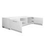 Mueble para TV blanco brillante 120x40,5x35 cm de vidaXL, Muebles TV - Ref: Foro24-243041, Precio: 103,42 €, Descuento: %