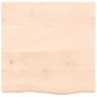 Estante de pared madera maciza roble sin tratar 60x60x(2-4) cm en Estanterías | Comprar online en Foru.es