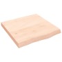Estante de pared madera maciza roble sin tratar 60x60x(2-6) cm en Estanterías | Comprar online en Foru.es