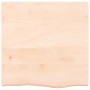 Estante de pared madera maciza roble sin tratar 60x60x(2-6) cm en Estanterías | Comprar online en Foru.es