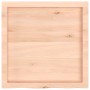 Estante de pared madera maciza roble sin tratar 60x60x(2-6) cm en Estanterías | Comprar online en Foru.es