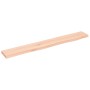 Estante de pared madera maciza de roble sin tratar 80x10x2 cm en Estanterías | Comprar online en Foru.es