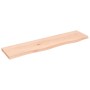 Estante de pared madera maciza de roble sin tratar 80x20x2 cm en Estanterías | Comprar online en Foru.es