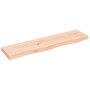 Estante de pared madera maciza de roble sin tratar 80x20x4 cm en Estanterías | Comprar online en Foru.es