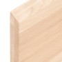 Estante de pared madera maciza de roble sin tratar 80x20x4 cm en Estanterías | Comprar online en Foru.es