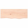 Estante de pared madera maciza de roble sin tratar 80x30x2 cm en Estanterías | Comprar online en Foru.es