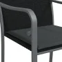 Sillas jardín y cojines 6 uds ratán sintético negro 56x59x84 cm de vidaXL, Sillas de jardín - Ref: Foro24-3187076, Precio: 30...