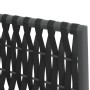 Sillas jardín y cojines 4 uds ratán sintético negro 54x61x83 cm de vidaXL, Sillas de jardín - Ref: Foro24-3187089, Precio: 32...