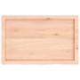 Estante de pared madera maciza roble sin tratar 80x50x(2-4) cm en Estanterías | Comprar online en Foru.es