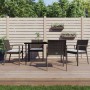 Sillas jardín cojines 4 uds ratán sintético marrón 56,5x57x83cm de vidaXL, Sillas de jardín - Ref: Foro24-3187077, Precio: 27...