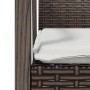 Sillas jardín cojines 4 uds ratán sintético marrón 56,5x57x83cm de vidaXL, Sillas de jardín - Ref: Foro24-3187077, Precio: 27...