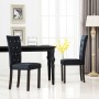 Sillas de comedor 2 unidades terciopelo negro de vidaXL, Sillas de comedor - Ref: Foro24-246486, Precio: 170,36 €, Descuento: %