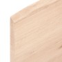 Estante de pared madera maciza de roble sin tratar 100x30x2 cm en Estanterías | Comprar online en Foru.es
