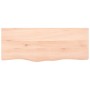 Estante de pared madera maciza roble sin tratar 100x40x(2-4) cm en Estanterías | Comprar online en Foru.es