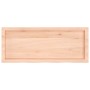 Estante de pared madera maciza roble sin tratar 100x40x(2-6) cm en Estanterías | Comprar online en Foru.es