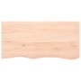 Estante de pared madera maciza de roble sin tratar 100x50x2 cm en Estanterías | Comprar online en Foru.es
