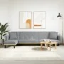Sofá cama en forma de L tela gris claro 275x140x70 cm de vidaXL, Sofás - Ref: Foro24-3157232, Precio: 437,09 €, Descuento: %