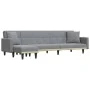 L-shaped sofa bed light gray fabric 275x140x70 cm by vidaXL, Sofas - Ref: Foro24-3157232, Price: 437,09 €, Discount: %