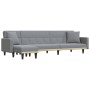 Sofá cama en forma de L tela gris claro 275x140x70 cm de vidaXL, Sofás - Ref: Foro24-3157232, Precio: 410,96 €, Descuento: %