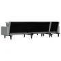 L-shaped sofa bed light gray fabric 275x140x70 cm by vidaXL, Sofas - Ref: Foro24-3157232, Price: 437,09 €, Discount: %