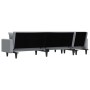 Sofá cama en forma de L tela gris claro 275x140x70 cm de vidaXL, Sofás - Ref: Foro24-3157232, Precio: 410,96 €, Descuento: %