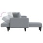 Sofá cama en forma de L tela gris claro 275x140x70 cm de vidaXL, Sofás - Ref: Foro24-3157232, Precio: 410,96 €, Descuento: %